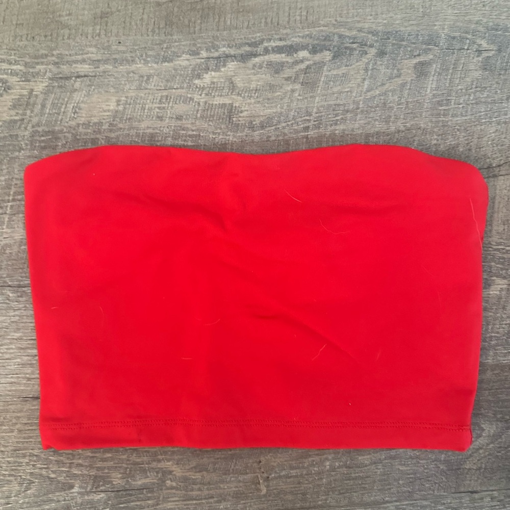 Susana Monaco crop top red